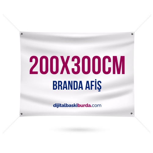 branda afis 200x300cm